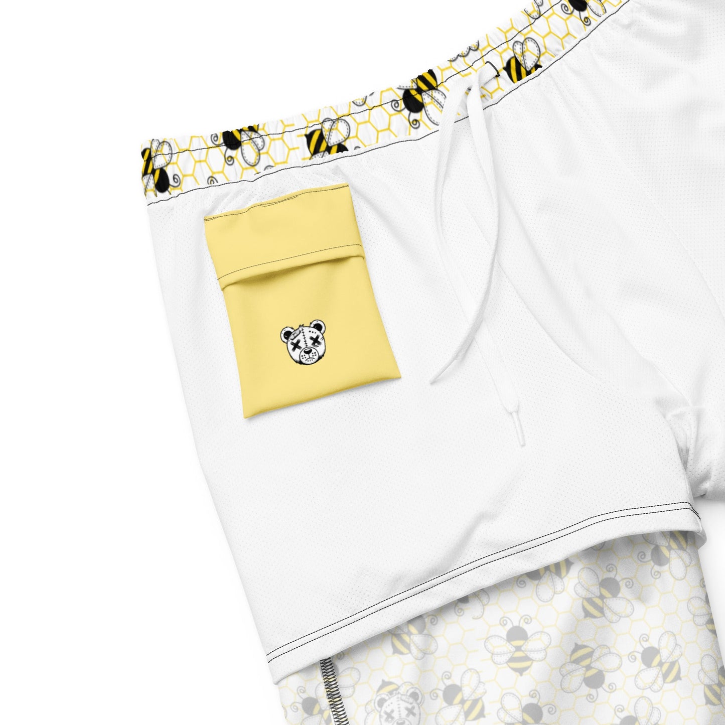 Bee Hive Swim Trunks - Graphic Punks