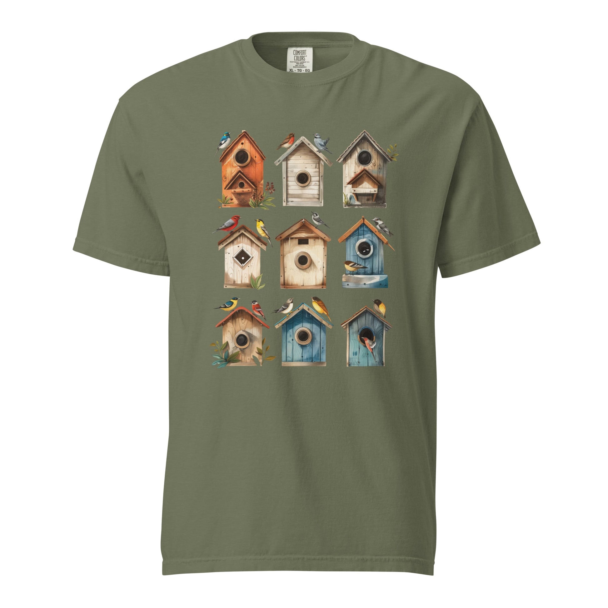 Birdhouse Unisex Garment - Dyed Heavyweight T - shirt - Graphic Punks