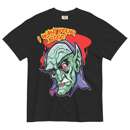 Blood Sucker Garment - Dyed Heavyweight T-Shirt - Graphic Punks