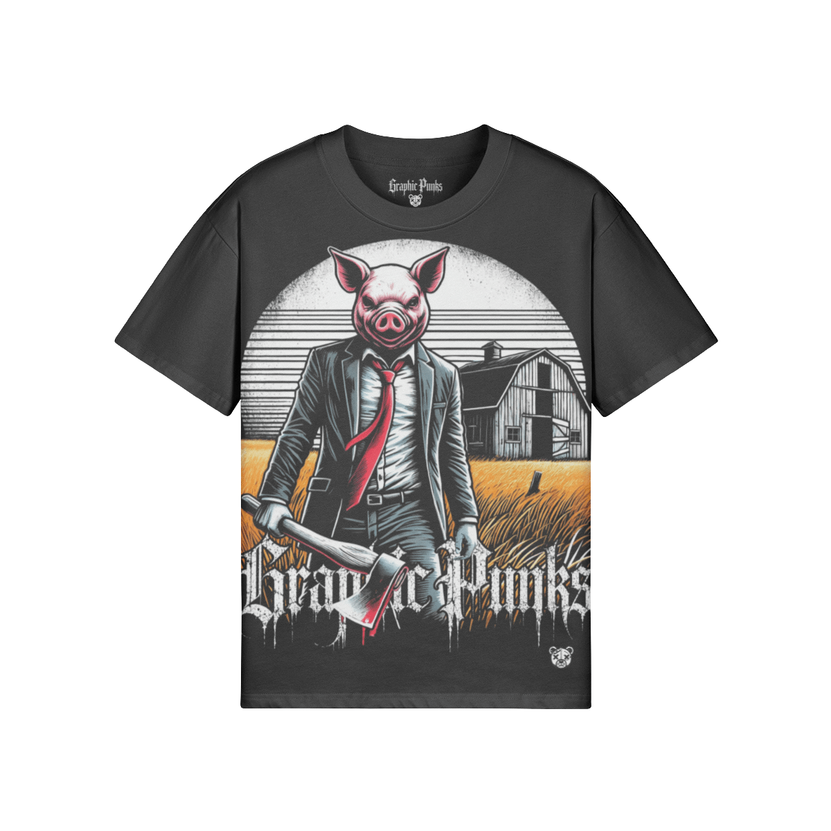 Butcher's Dusk Oversized Tee - Graphic Punks