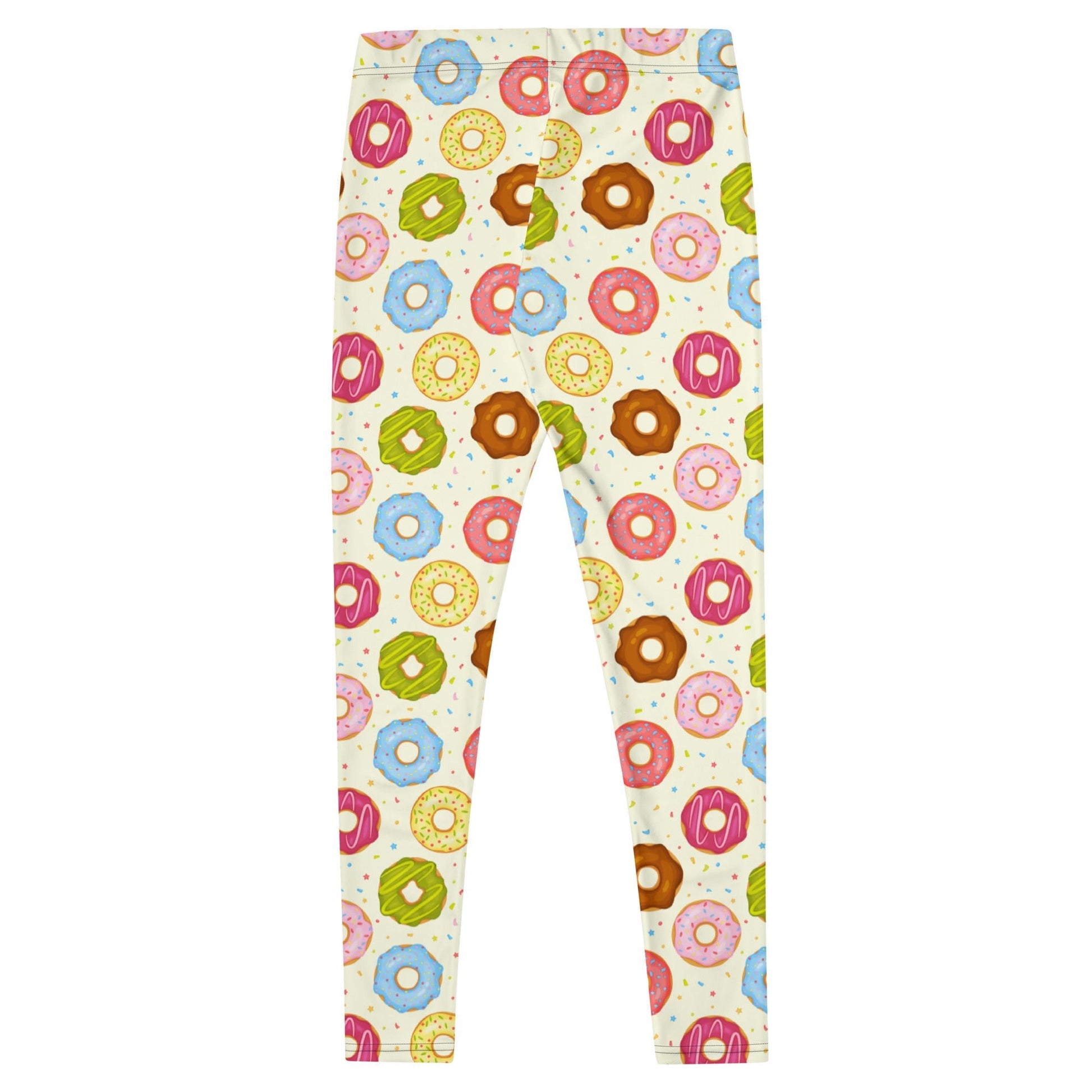 Cartoon Cute Donuts Leggings - Graphic Punks