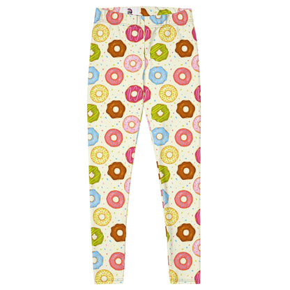 Cartoon Cute Donuts Leggings - Graphic Punks