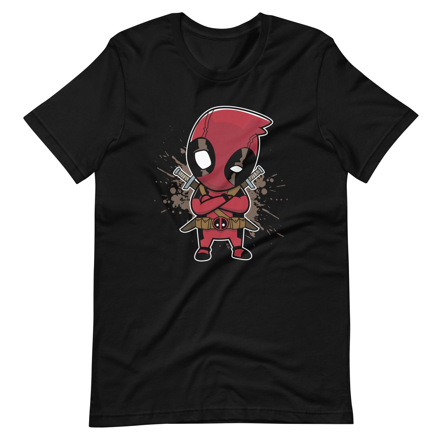 Cartoon Deadpool Unisex t - shirt - Graphic Punks