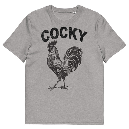 Cocky Unisex Organic Cotton Tee - Graphic Punks