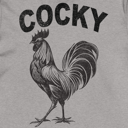 Cocky Unisex Organic Cotton Tee - Graphic Punks