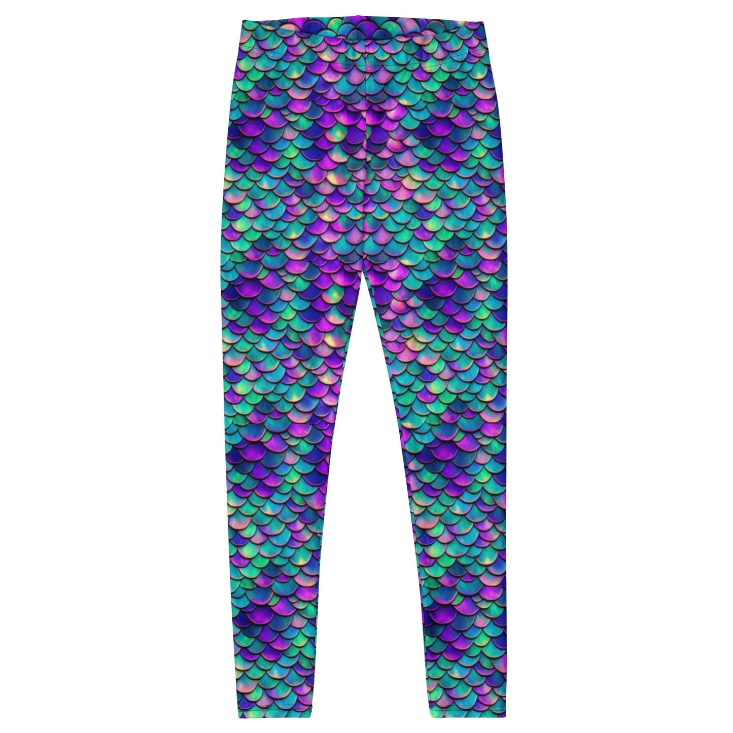 Colorful Mermaid Scales Leggings - Graphic Punks