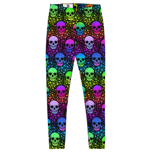 Colorful Skull Leggings - Graphic Punks