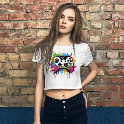 Controller Women’s Crop Tee - Graphic Punks