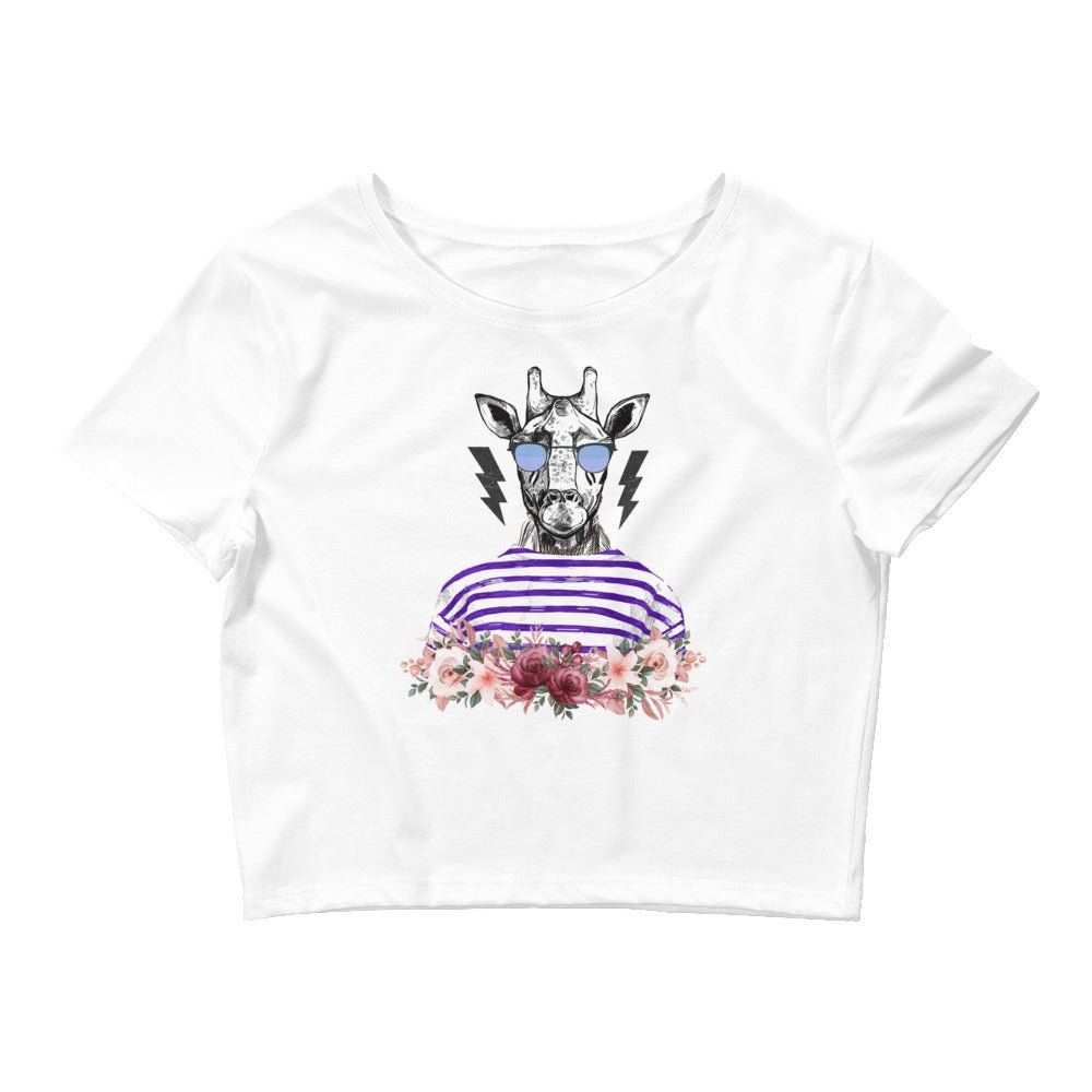 Cool Giraffe Women’s Crop Tee - Graphic Punks