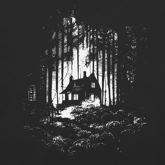 Creepy Cabin Garment - Dyed Heavyweight T-Shirt - Graphic Punks