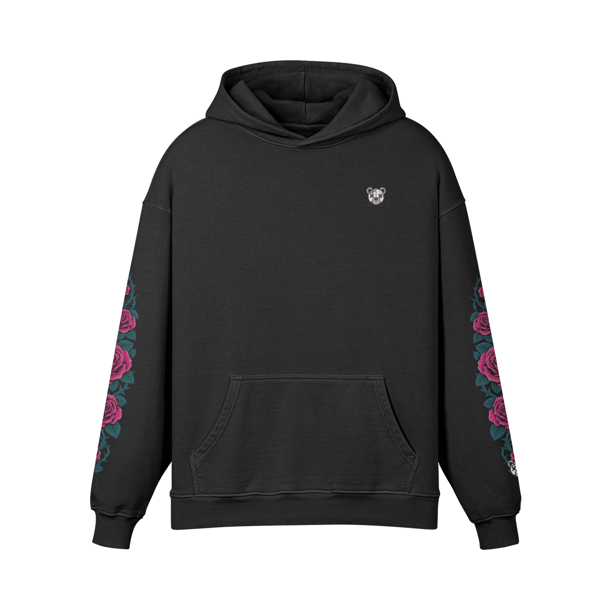 Crown of Thorns Heavyweight Oversized Hoodie - Graphic Punks