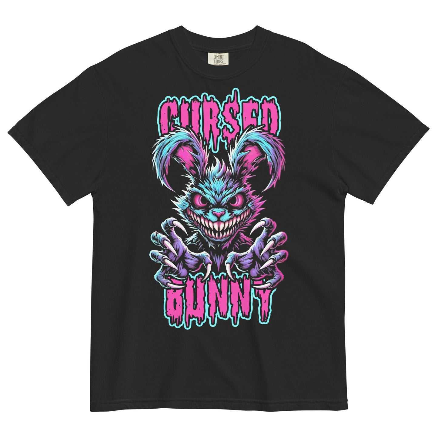 Cursed Bunny Garment - Dyed Heavyweight T-Shirt - Graphic Punks