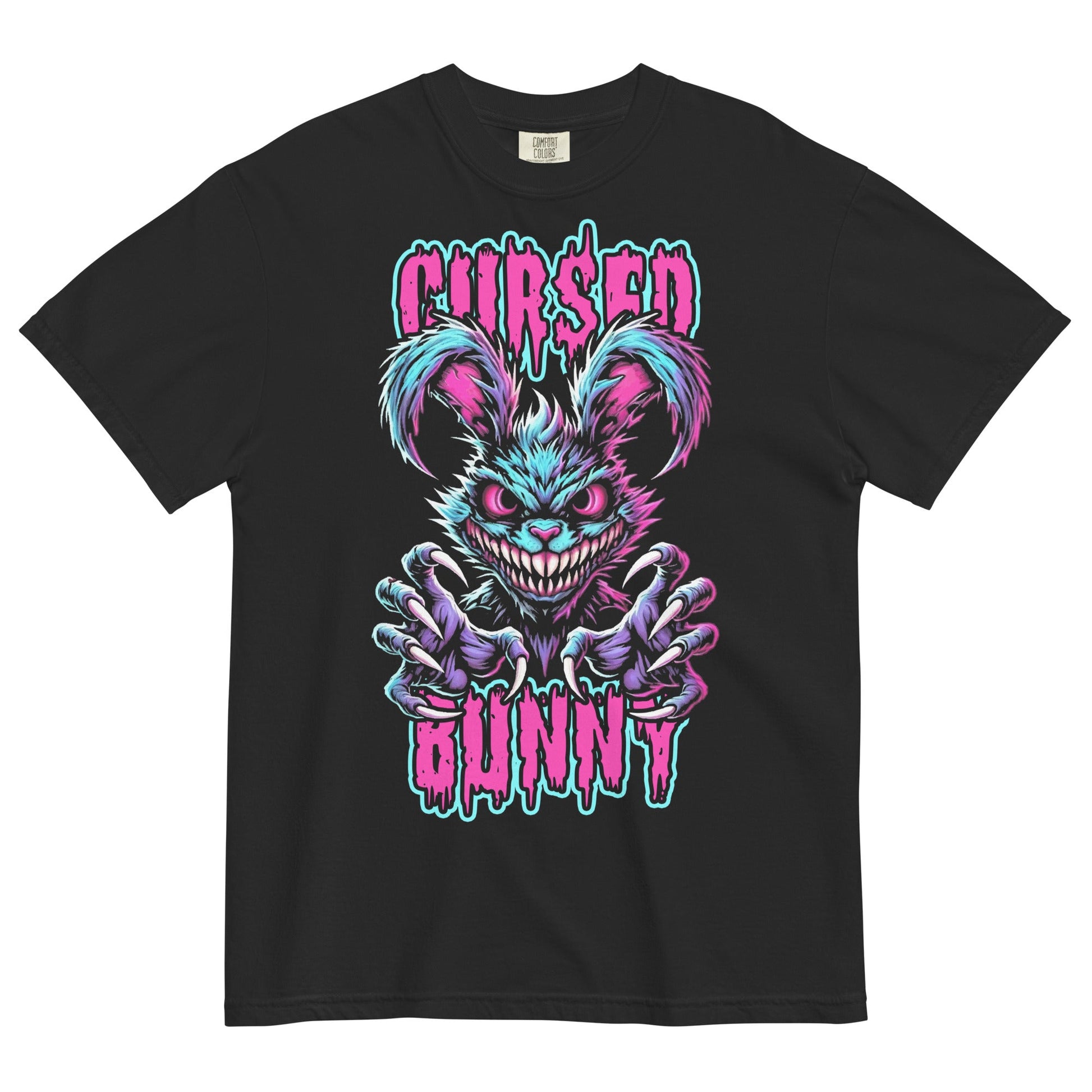 Cursed Bunny Garment - Dyed Heavyweight T-Shirt - Graphic Punks