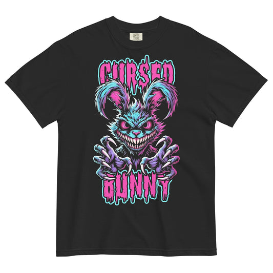 Cursed Bunny Garment - Dyed Heavyweight T-Shirt - Graphic Punks
