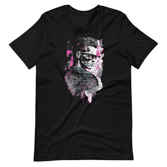 Cyberpunk Color Glitch Unisex t - shirt - Graphic Punks