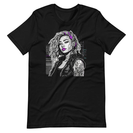 Cyberpunk Girl Unisex Tee - Graphic Punks