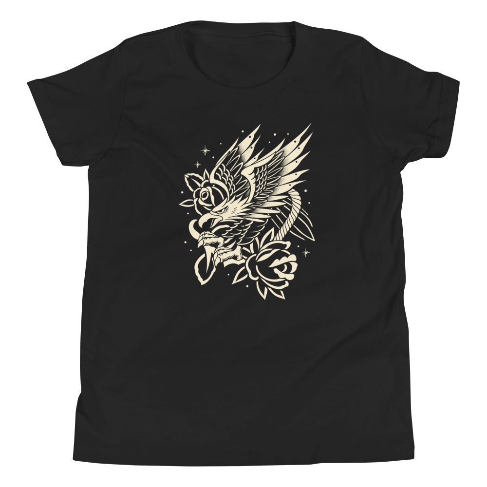 Dark Eagle Youth Short Sleeve Tee - Graphic Punks