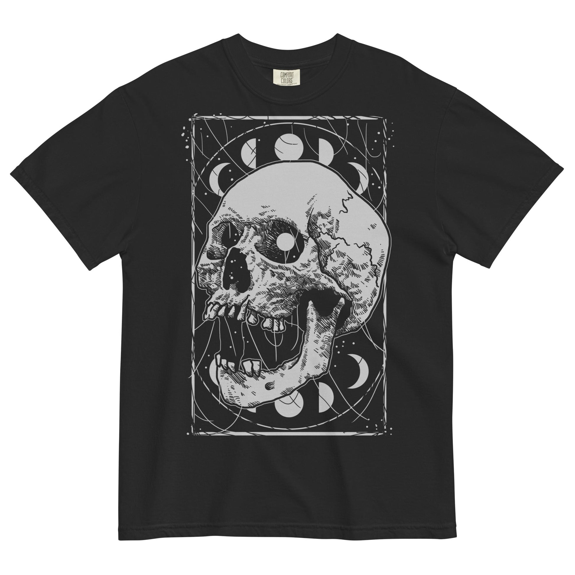 Dark Skull Garment - Dyed Heavyweight T-Shirt - Graphic Punks