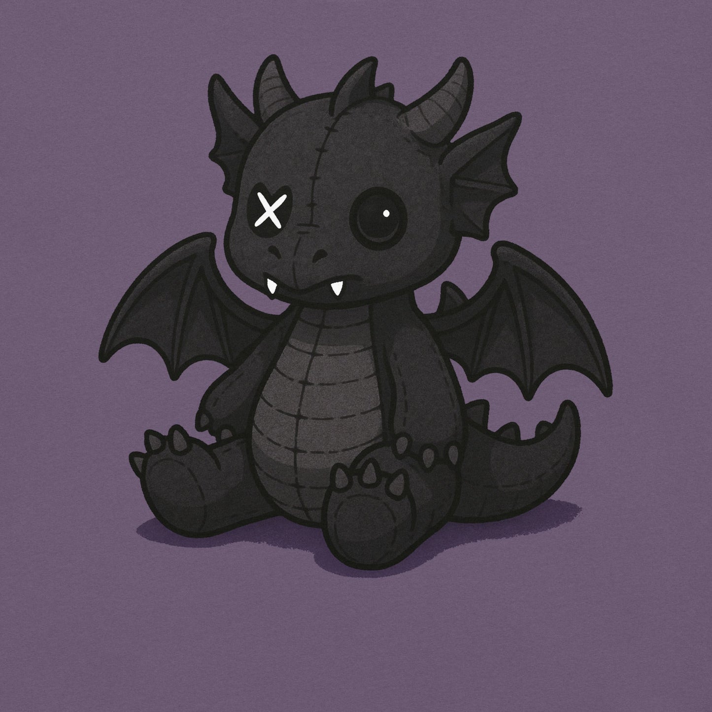 Dragon Plushie Garment - Dyed Heavyweight T-Shirt - Graphic Punks