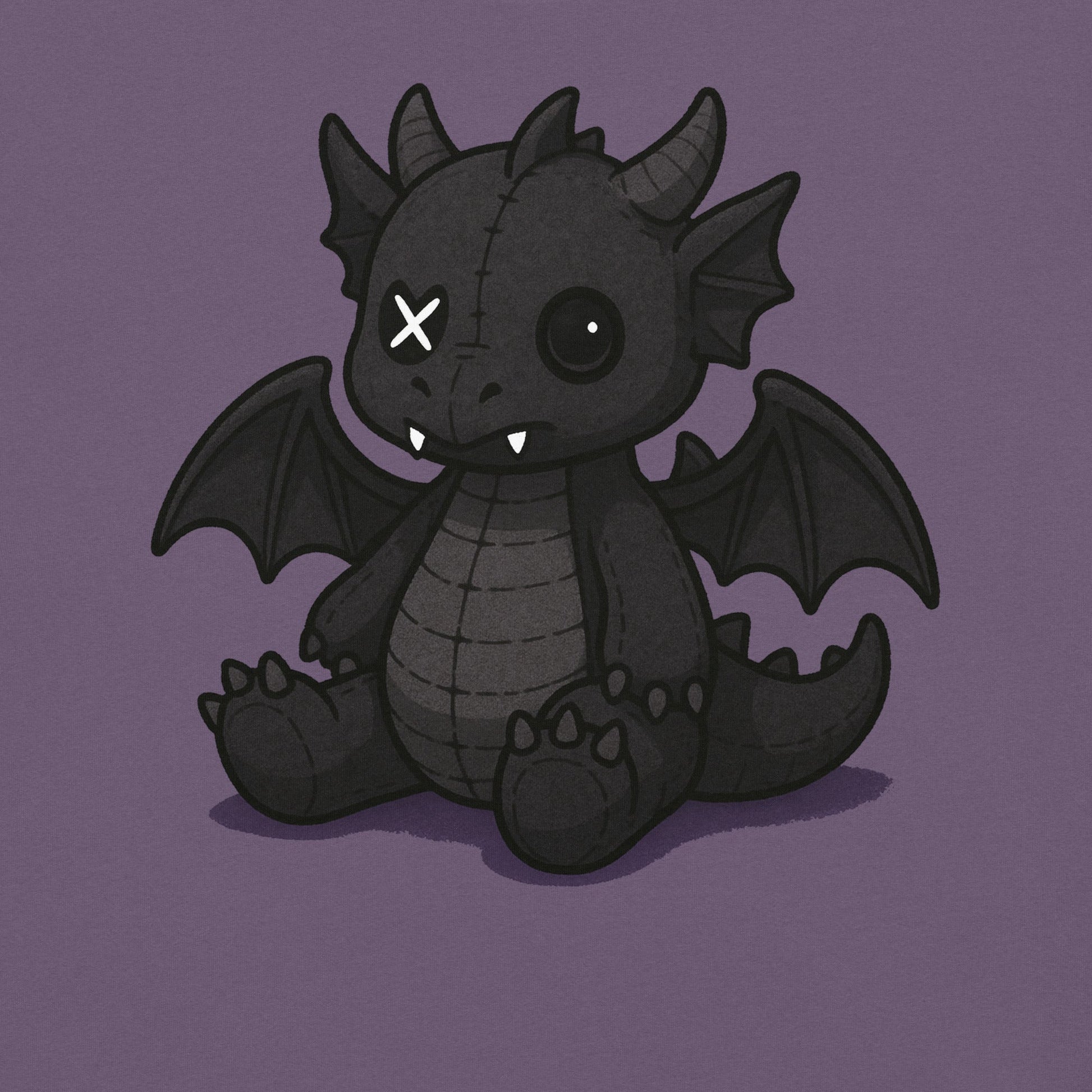 Dragon Plushie Garment - Dyed Heavyweight T-Shirt - Graphic Punks