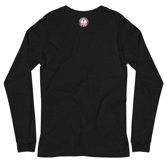 Embroidered Maryland Flag Marijuana Leaf Unisex Long Sleeve Tee - Graphic Punks