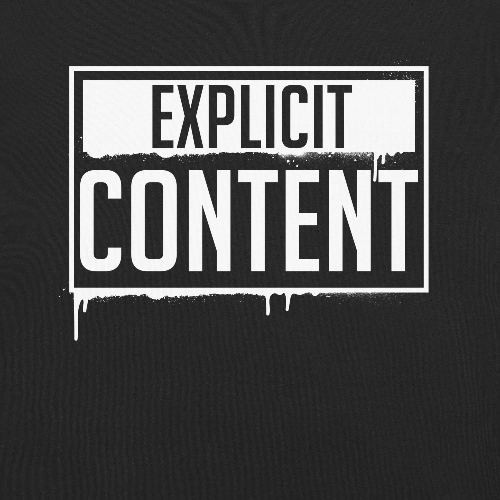 Explicit Content Garment - Dyed Heavyweight T-Shirt - Graphic Punks