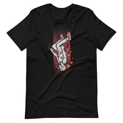 Falling Hearts Unisex t - shirt - Graphic Punks