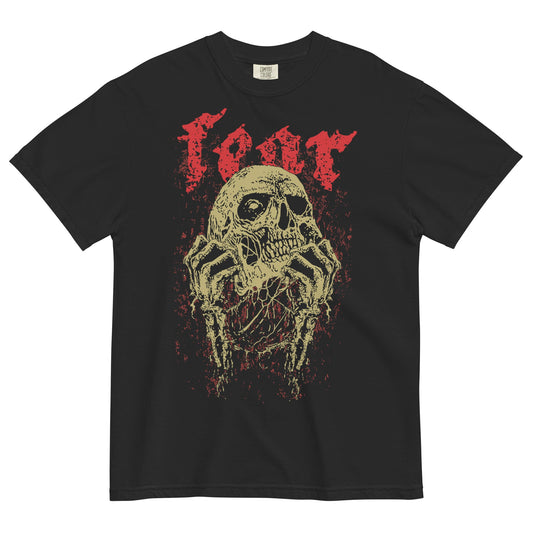 Fear Skull Garment - Dyed Heavyweight T-Shirt - Graphic Punks