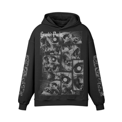 Final Frames Heavyweight Oversized Hoodie - Graphic Punks