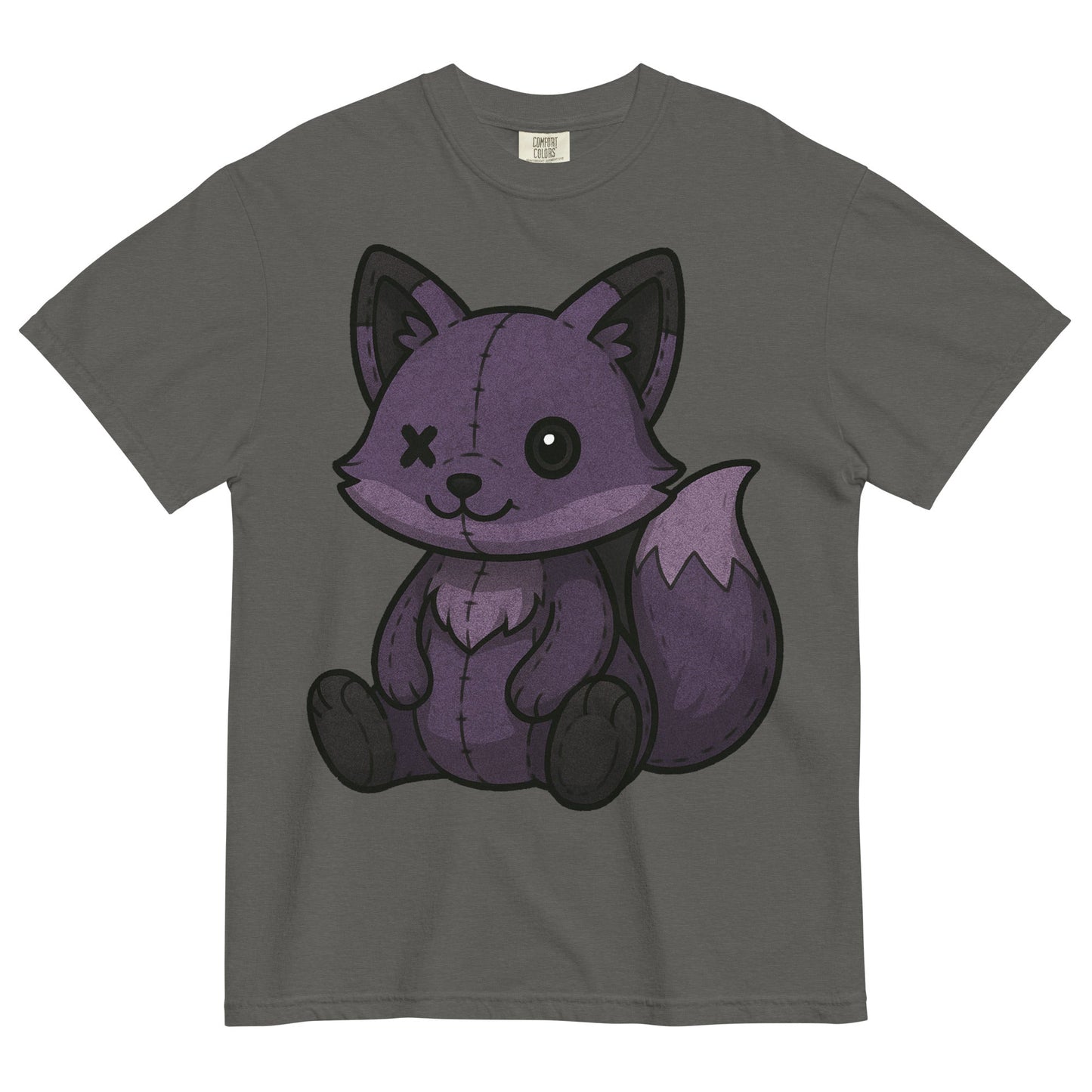 Fox Plushie Unisex Garment - Dyed T-Shirt - Graphic Punks