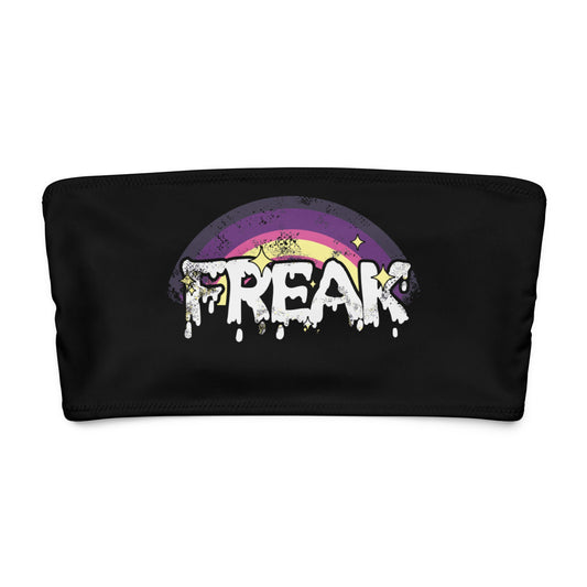Freak Bandeau Bikini Top - Graphic Punks