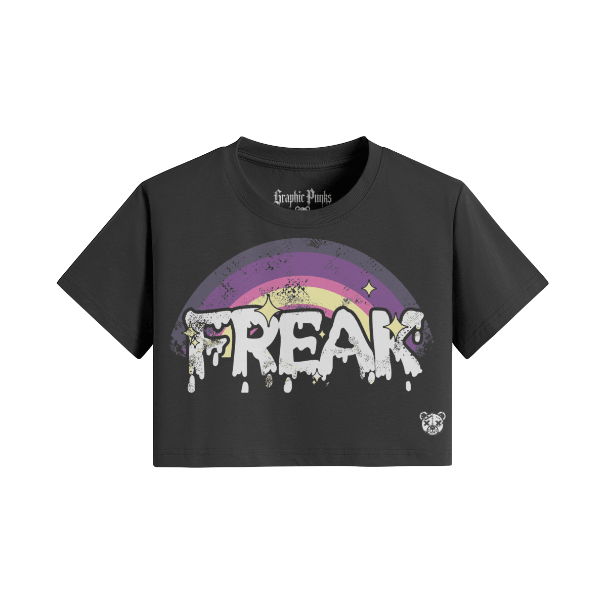 Freak Crop Top - Graphic Punks