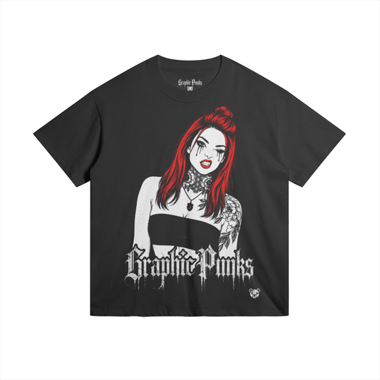 Freckled Bitch Oversized Tee - Graphic Punks