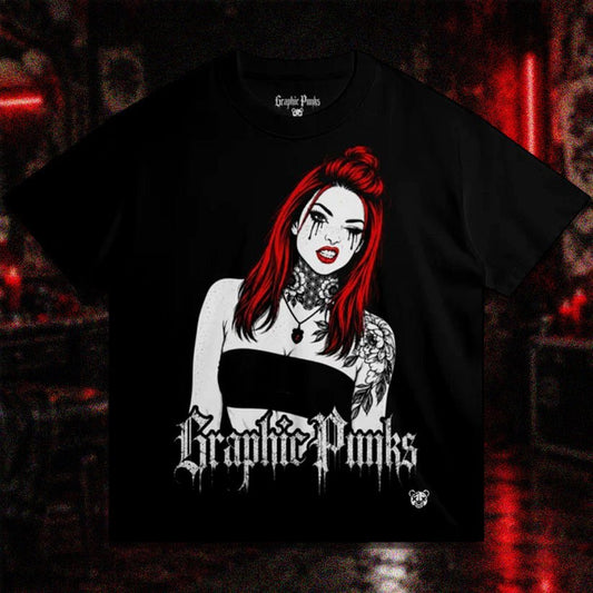 Freckled Bitch Oversized Tee - Graphic Punks