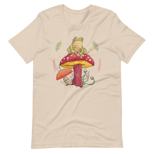 Frog & Mushroom Unisex t - shirt - Graphic Punks