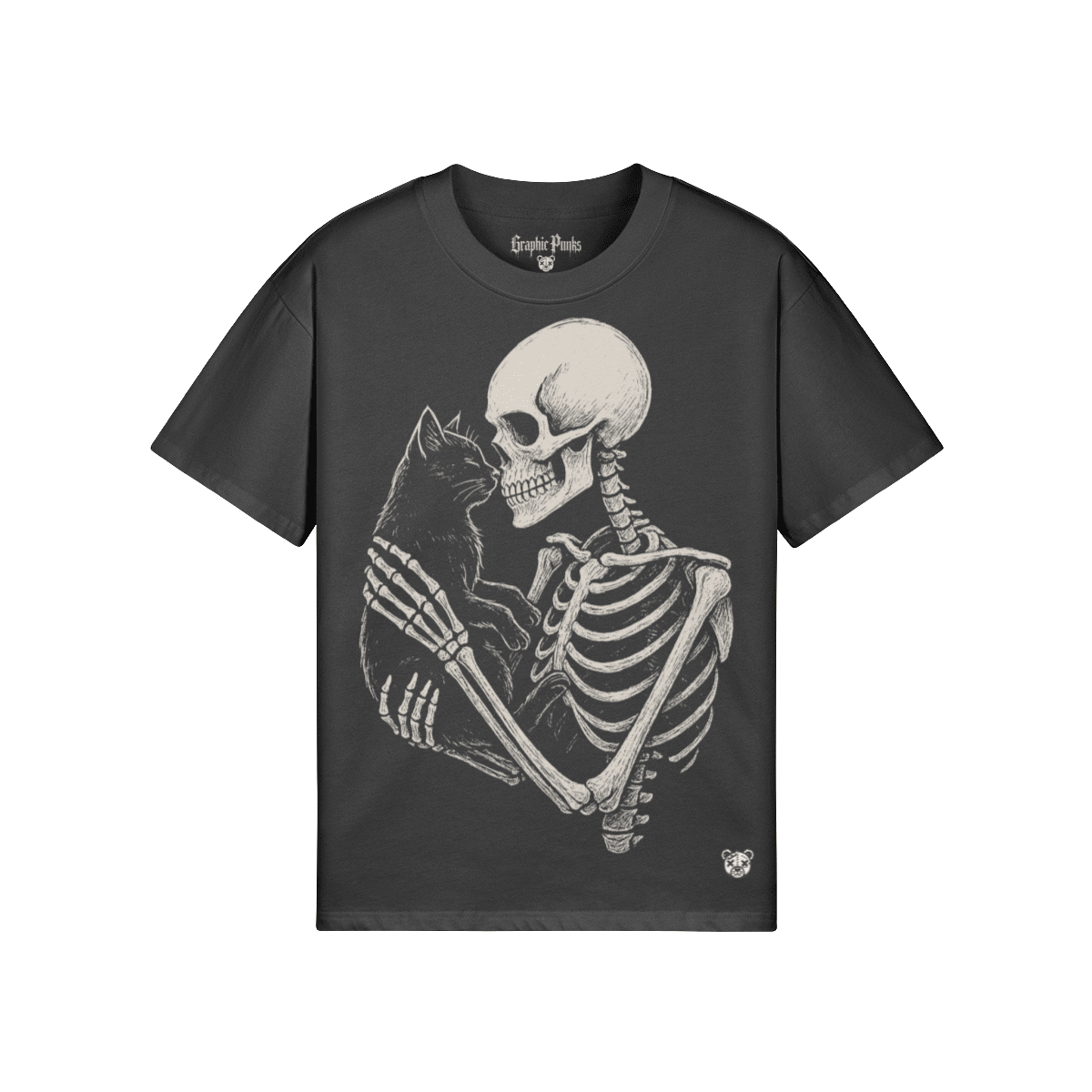 Fur & Bone Oversized Tee - Graphic Punks