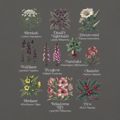 Garden of Shadows Garment - Dyed Heavyweight T-Shirt - Graphic Punks