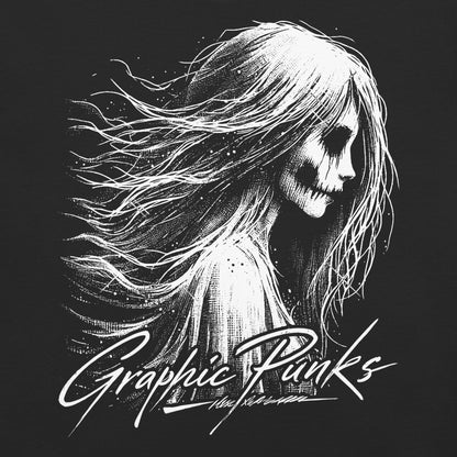 Ghost Girl Garment - Dyed Heavyweight T-Shirt - Graphic Punks