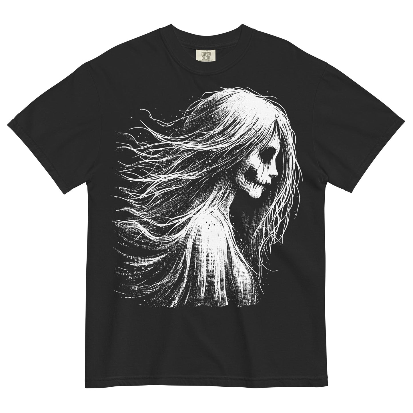 Ghost Girl Garment - Dyed Heavyweight T-Shirt - Graphic Punks
