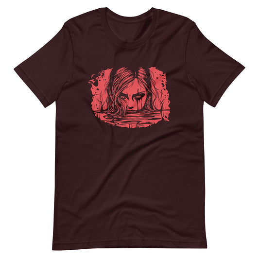 Gothic Girl Horror Unisex t - shirt - Graphic Punks