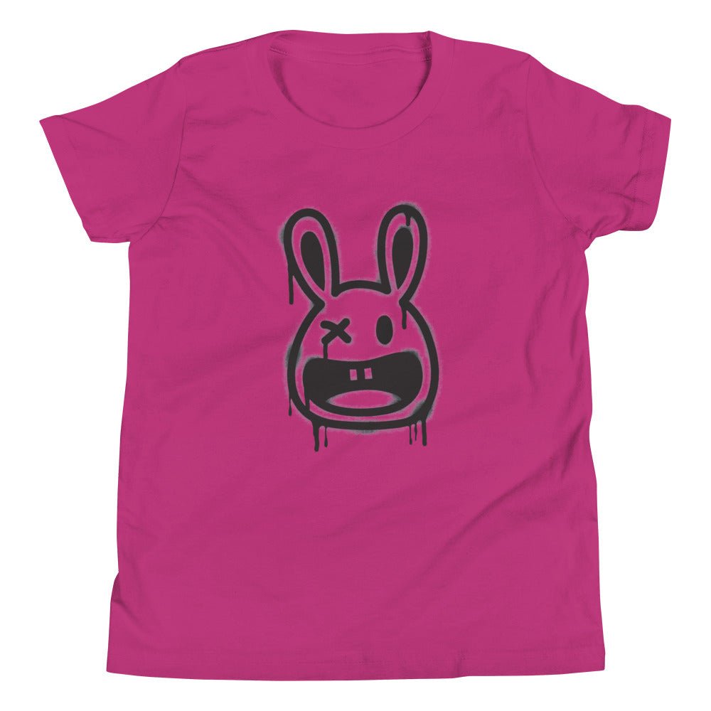 Graffiti Bunny Youth Short Sleeve Tee - Graphic Punks