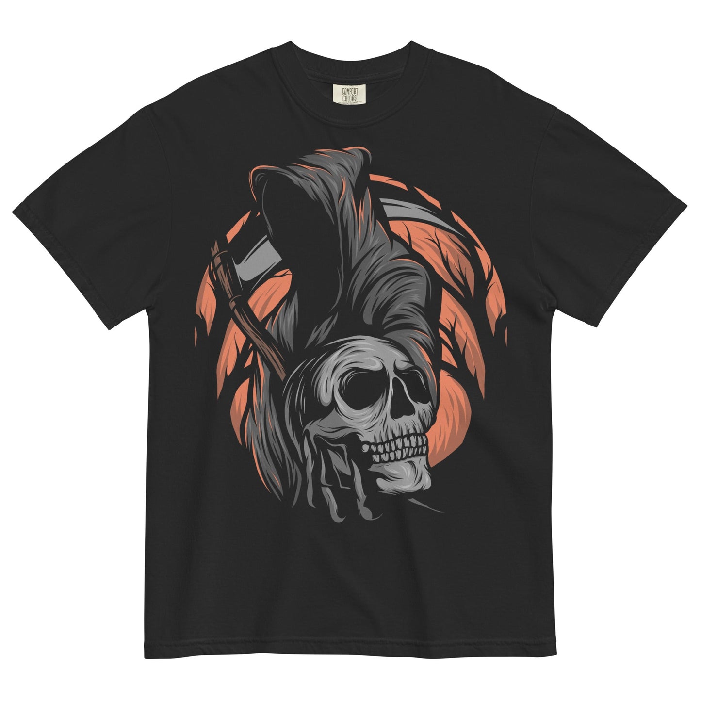 Grim Reaper Garment - Dyed Heavyweight T-Shirt - Graphic Punks