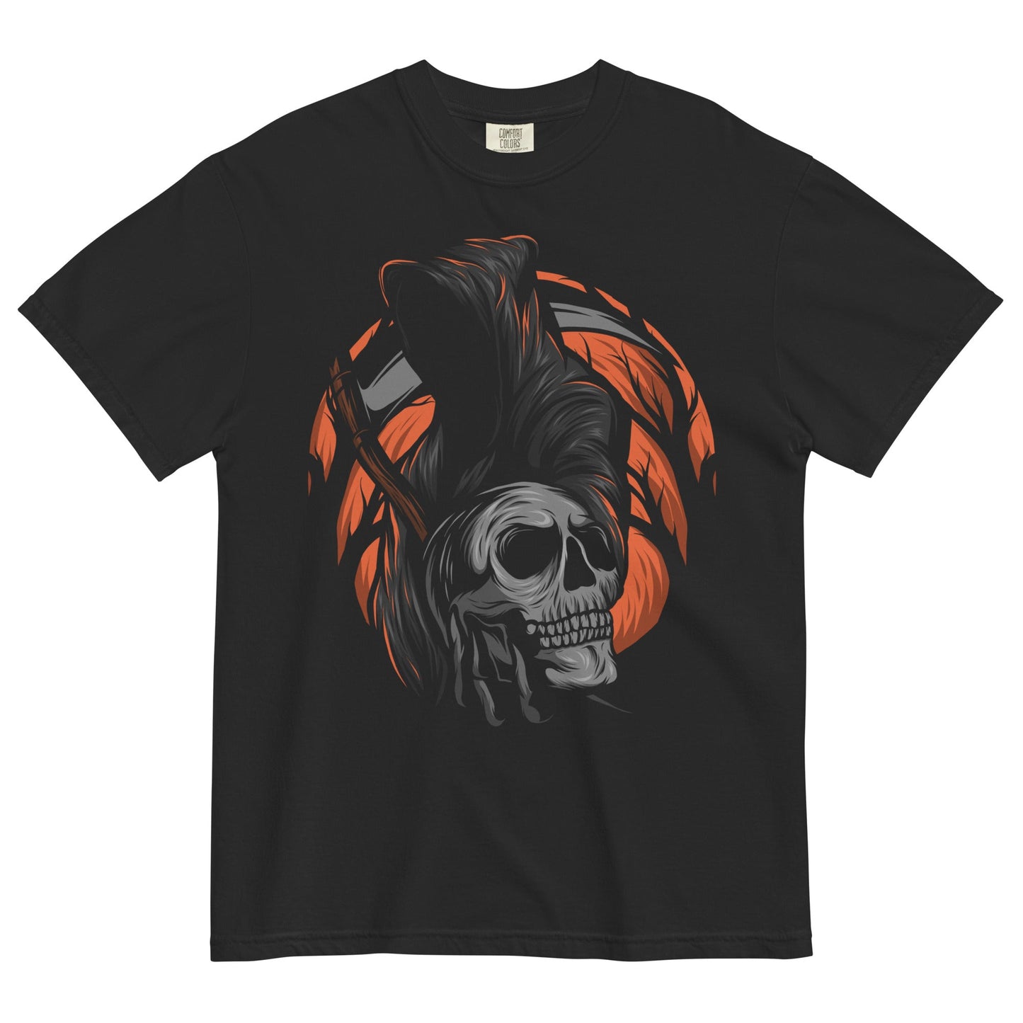 Grim Reaper Garment - Dyed Heavyweight T-Shirt - Graphic Punks