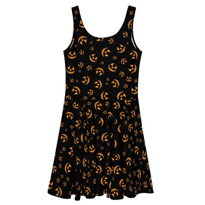 Haunted Harvest Skater Dress - Graphic Punks