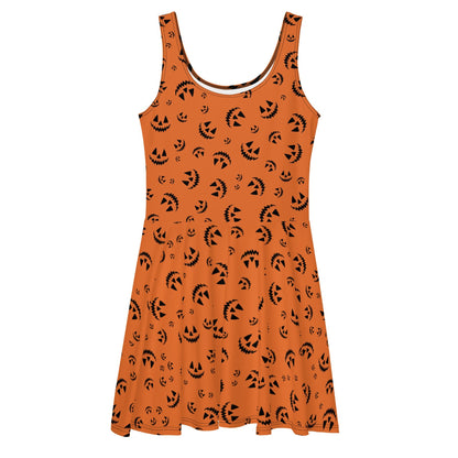 Haunted Harvest Skater Dress - Graphic Punks