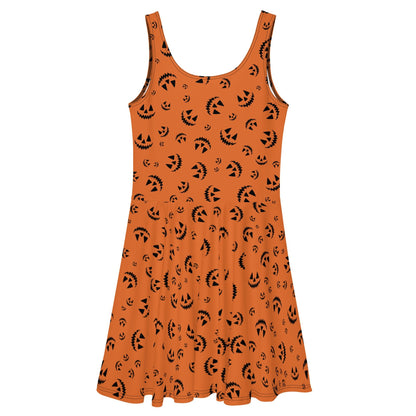 Haunted Harvest Skater Dress - Graphic Punks