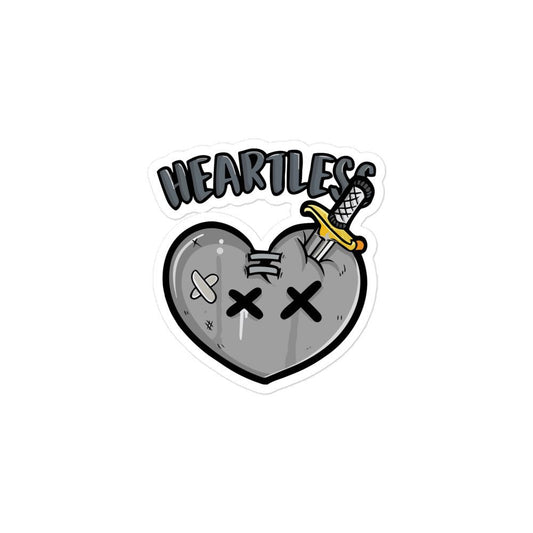 Heartless Vinyl Decal - Graphic Punks