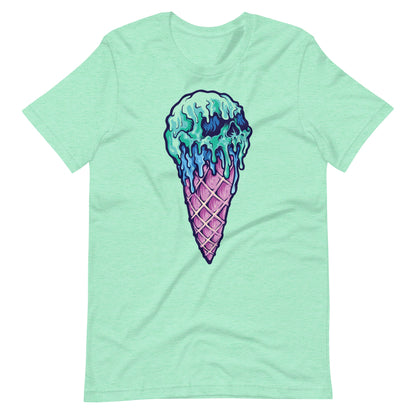 Ice Cream Skull Unisex t - shirt - Graphic Punks