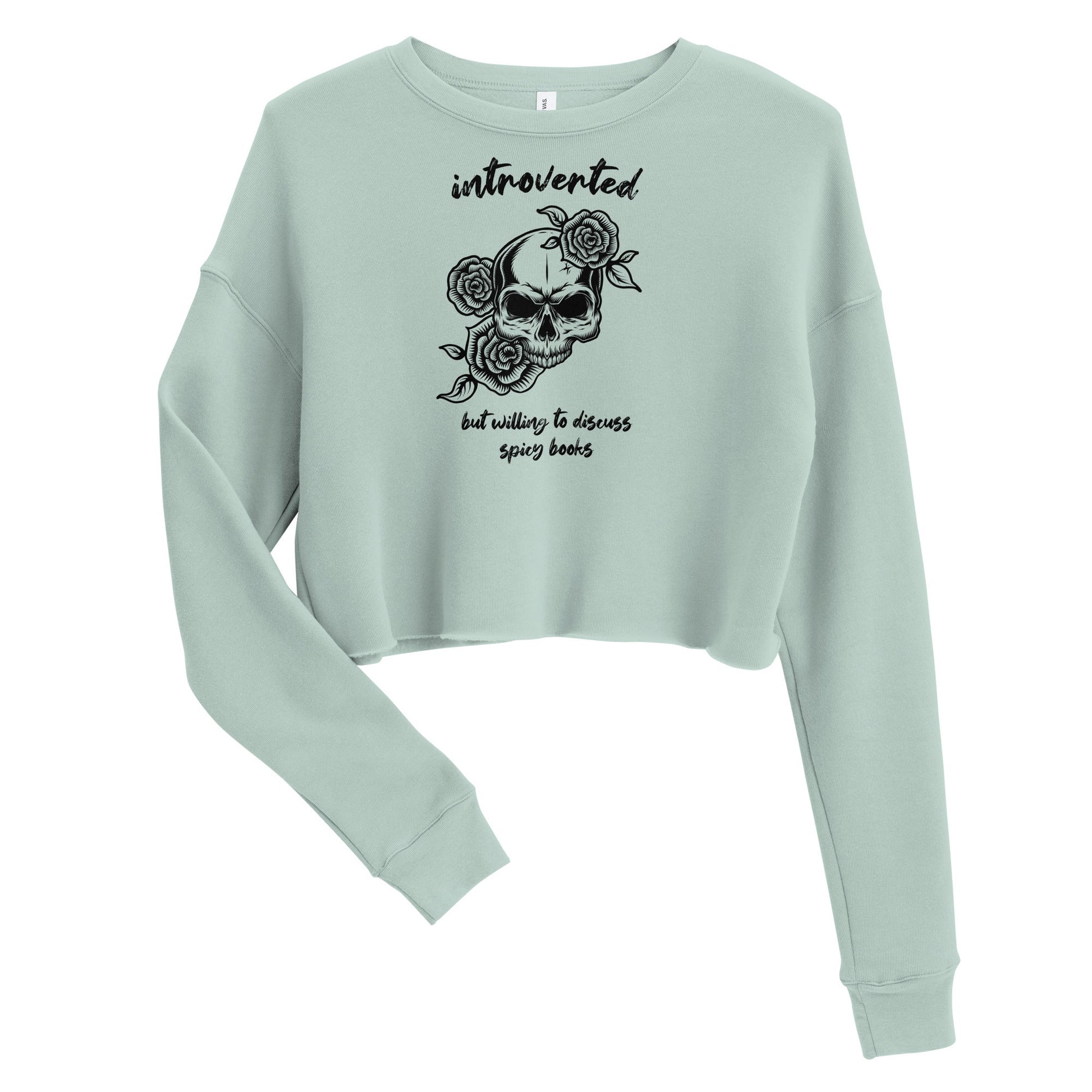 Introverted Crop Sweatshirt - Graphic Punks