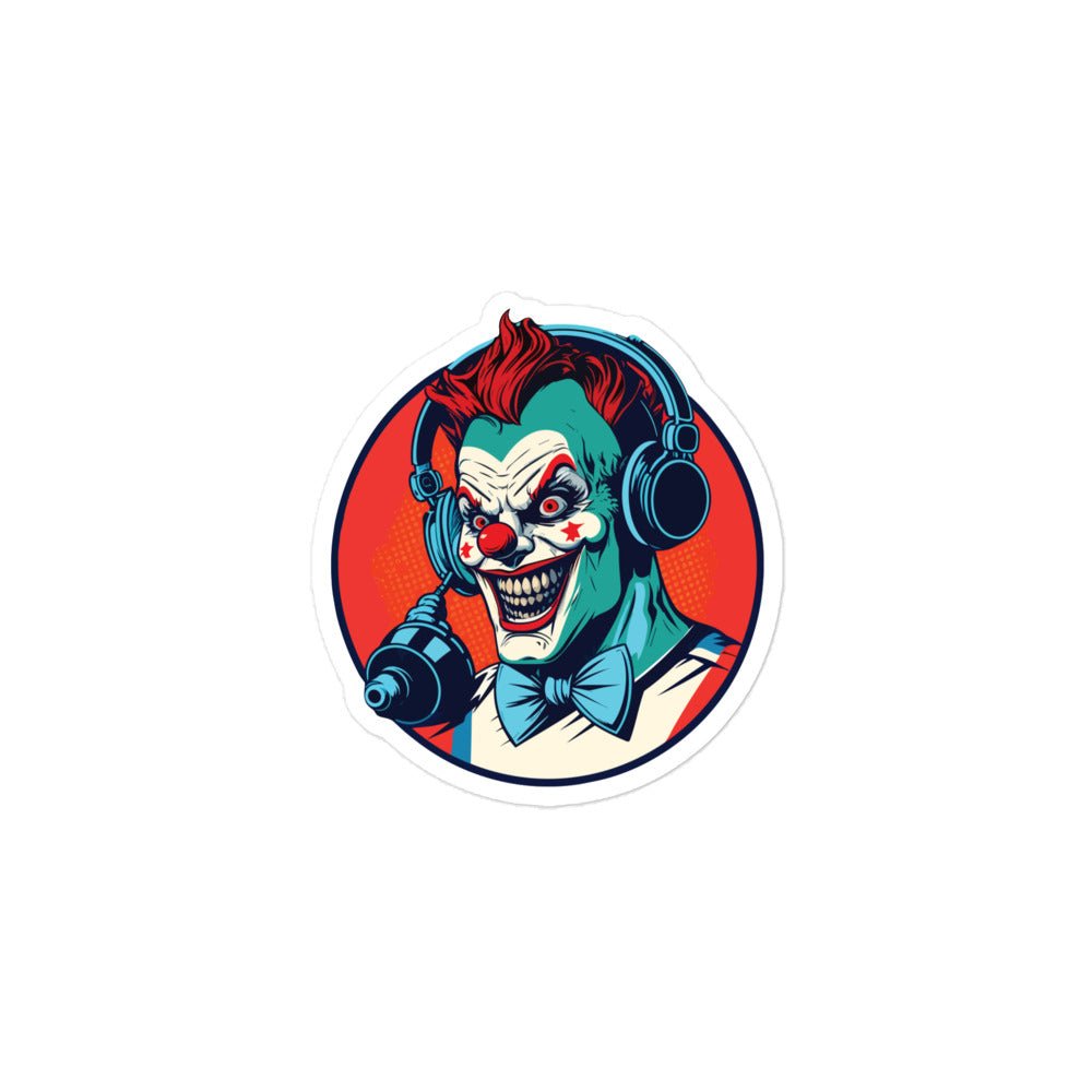 Killer Clown Vinyl Decal - Graphic Punks